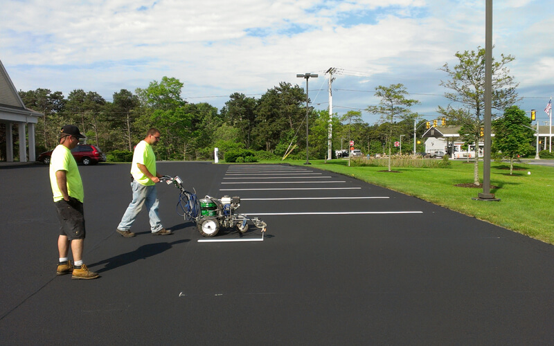 Parking Lot Striping Near Vaughan Ontario