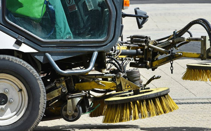 Parking Lot Sweeping Near Tottenham Ontario