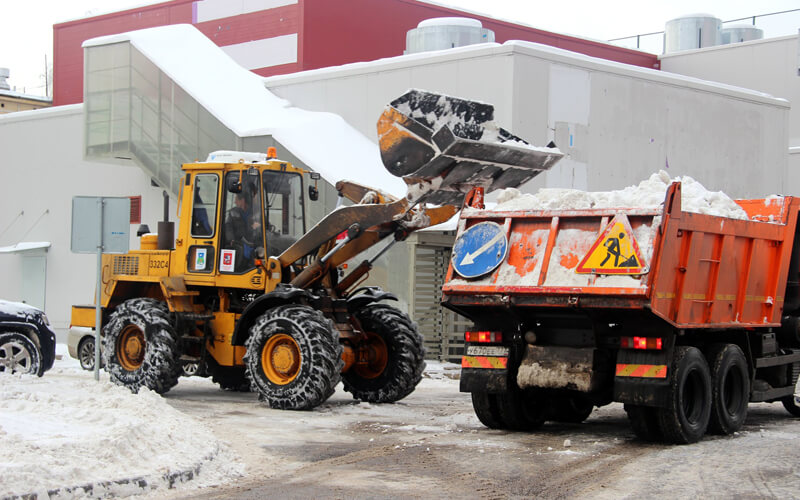 Snow Relocation Services Near Aurora Ontario